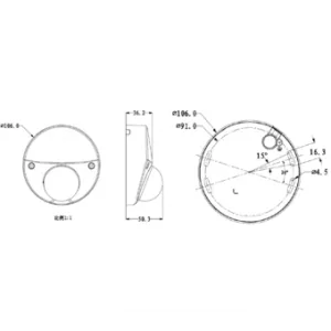IP-камера DAHUA DH-IPC-HDBW4220FP-0360B IP-камера DAHUA DH-IPC-HDBW4220FP-0360B