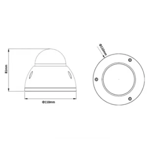 IP-камера DAHUA DH-IPC-HDBW4421EP-0600B IP-камера DAHUA DH-IPC-HDBW4421EP-0600B