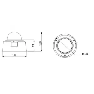 IP-камера DAHUA DH-IPC-HDBW5502P IP-камера DAHUA DH-IPC-HDBW5502P